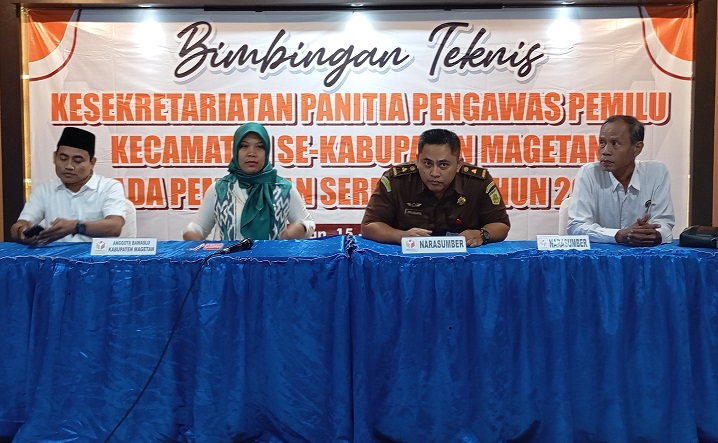 Pelaksanaan Bimtek menggandeng Polres dan Kejari Magetan