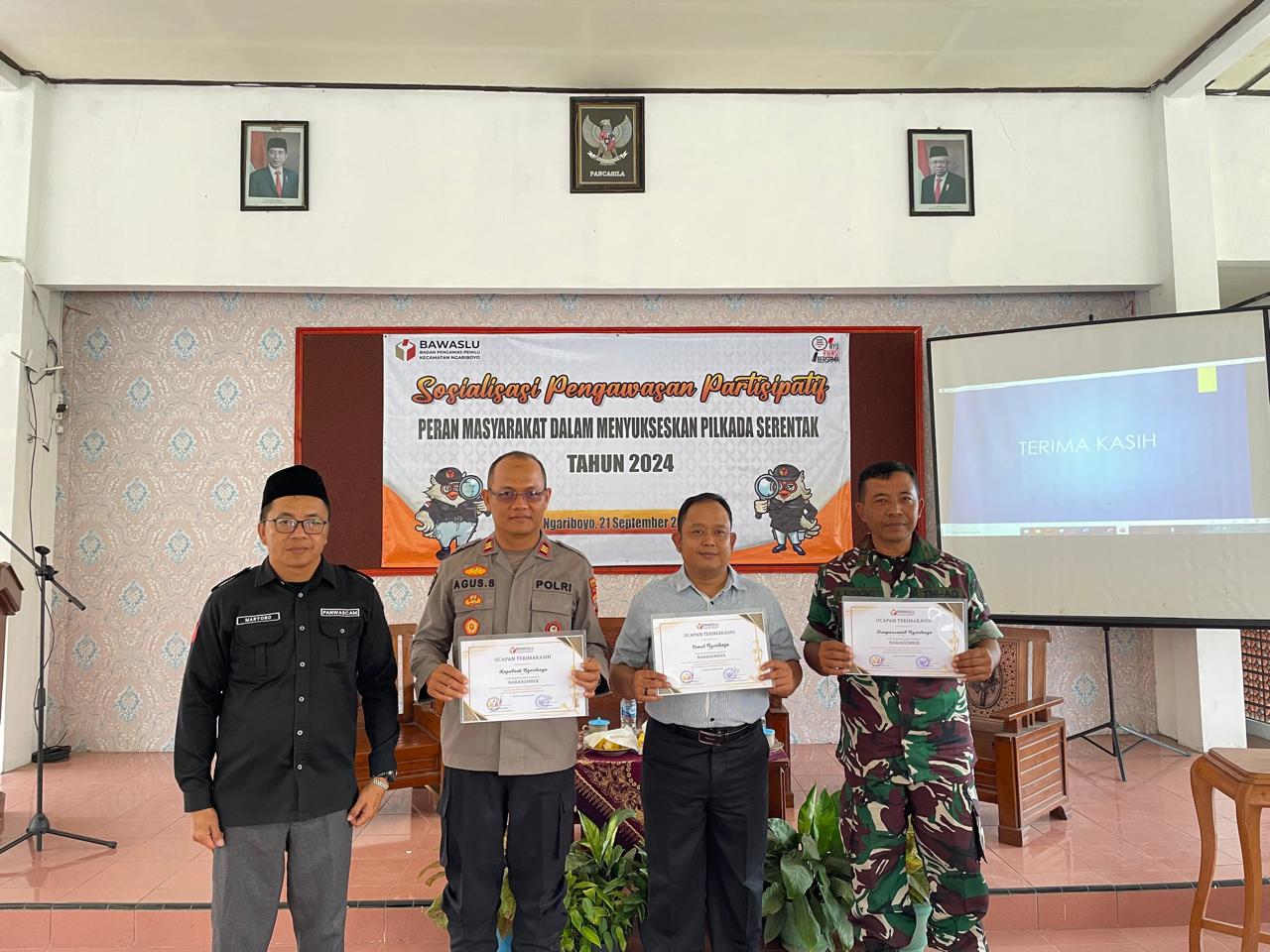 Panwascam Ngariboyo dan Forkopimca 