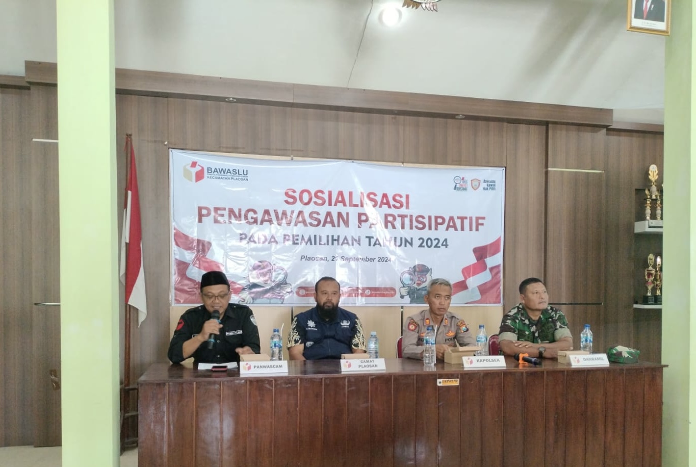 Sosialisasi Pengawasan Partisipatif Panwascam Plaosan
