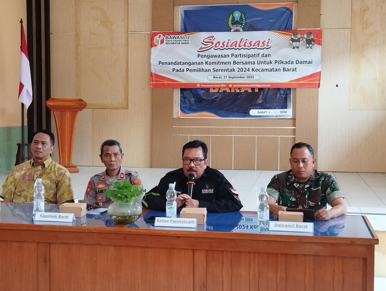 Panwascam Barat bersama Forkopimca