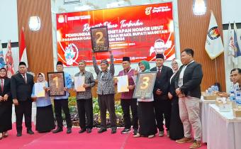 Penetapan Nomor Urut Paslon