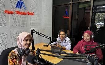 Saat siaran di Radio Magetan Indah